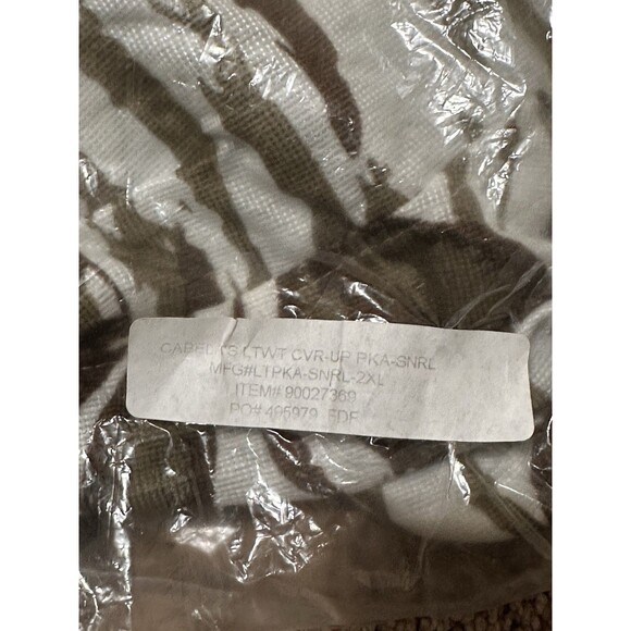 Cabela's Lightweight Cover-up Parka & Pants Hunting Snow Winter 2XL Camo USA - Picture 13 of 16